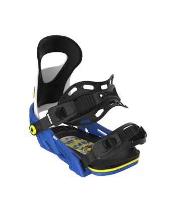 Bent Metal BMX Blue/White - Kids Snowboard Bindings