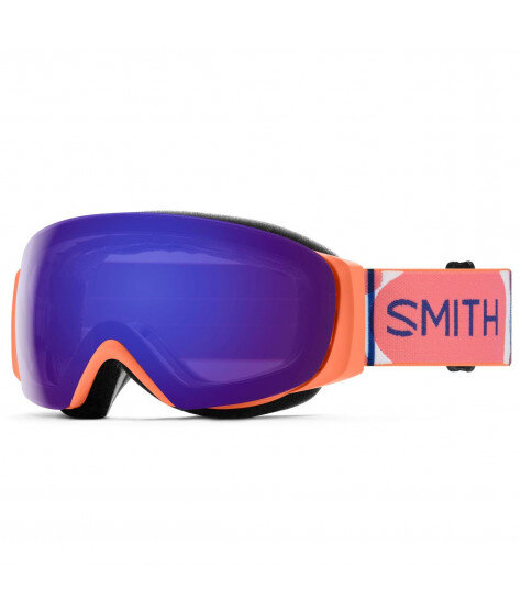 SMITH IO MAG S coral riso print | S2 CHROMAPOP Everyday Violet Mirror | ски & сноуборд маска