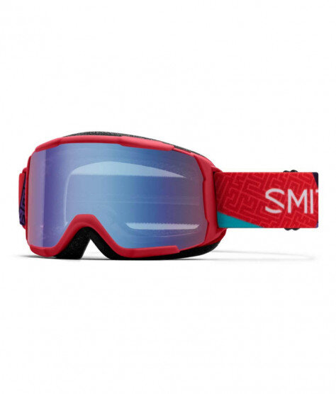 SMITH DAREDEVIL crimson a-maze-zing | S2 BLUE Sensor Mirror | ски & сноуборд маска