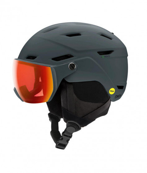 SMITH SURVEY EU matte slate / chromapop everyday red mirror | ски & сноуборд каска