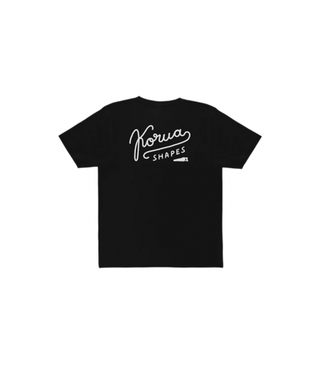 KORUA Script Shirt- BLACK