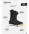 Burton Highshot Step On® мъжки сноуборд обувки | Black Burton Highshot Step On® мъжки сноуборд обувки | Black