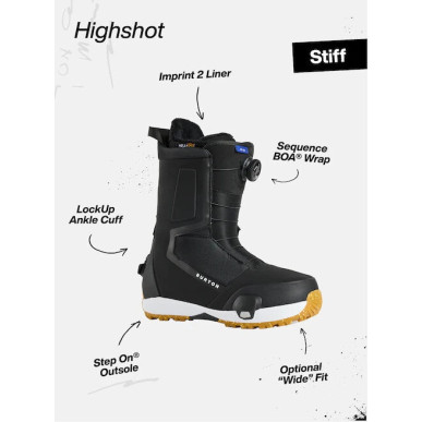 Burton Highshot Step On – Men's Snowboard Boots
