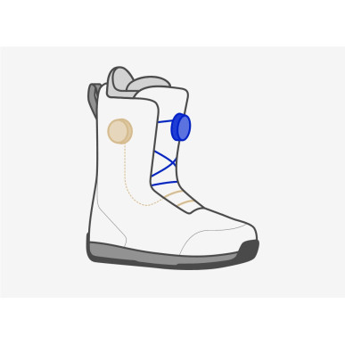 Burton Highshot Step On® мъжки сноуборд обувки | Bluestone