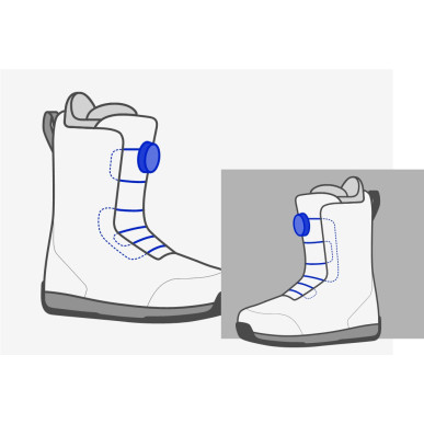 Burton Highshot Step On® мъжки сноуборд обувки | Bluestone