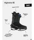 Burton Highshot X Step On® мъжки сноуборд обувки | Black Burton Highshot X Step On® мъжки сноуборд обувки | Black