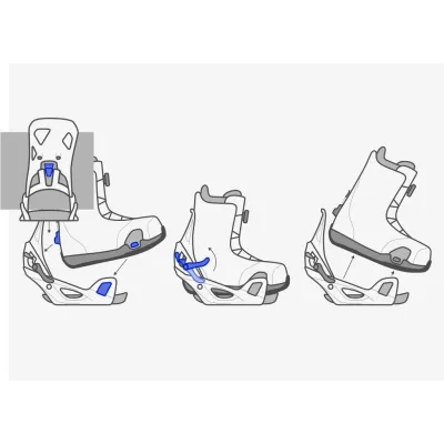 Burton Step On® Re:Flex мъжки сноуборд автомати | Black