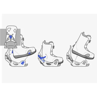 Burton Step On® Re:Flex мъжки сноуборд автомати | Black