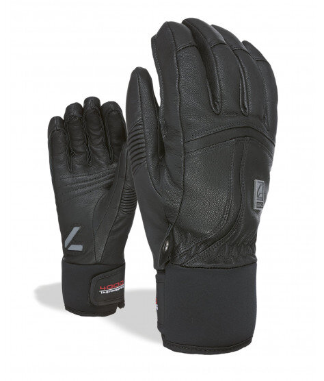 Level Off Piste Leather Black | Ски ръкавици – TrueRiders
