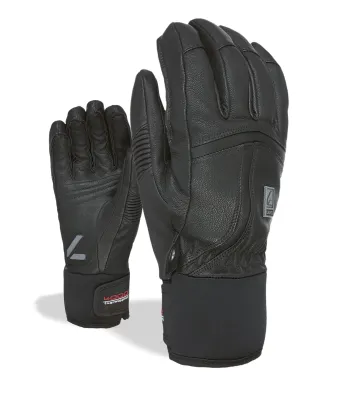 Level Off Piste Leather Black | Ски ръкавици – TrueRiders