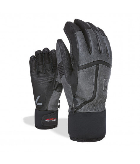 Level Off Piste Leather Anthracite | Ски ръкавици