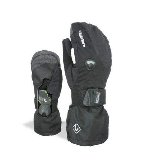 Level Fly Mitt Black | Сноуборд ръкавици с протектор