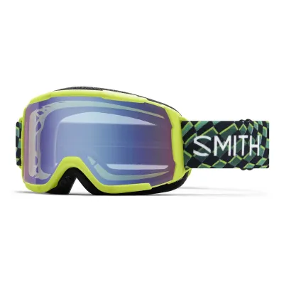 SMITH DAREDEVIL Electric Lime Left Turn | S2 BLUE Sensor Mirror | ски & сноуборд маска SMITH DAREDEVIL Electric Lime Left Turn | S2 BLUE Sensor Mirror | ски & сноуборд маска