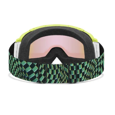 SMITH DAREDEVIL Electric Lime Left Turn | S2 BLUE Sensor Mirror | ски & сноуборд маска SMITH DAREDEVIL Electric Lime Left Turn | S2 BLUE Sensor Mirror | ски & сноуборд маска