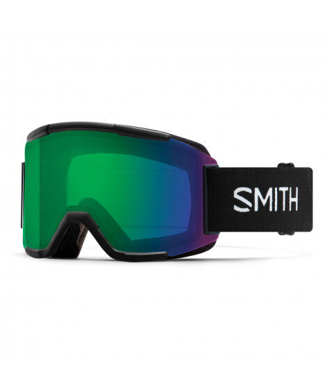 SMITH SQUAD black | S2 CHROMAPOP Everyday Green Mirror | ски & сноуборд маска
