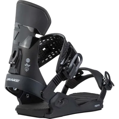 Drake Fifty Black 2026 - Men's Snowboard Bindings