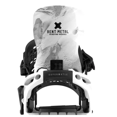 Bent Metal Lightning Supermatic White - Men's Snowboard Bindings
