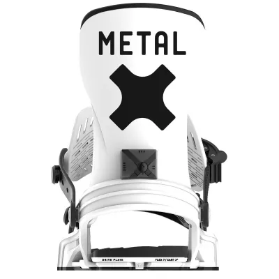 Bent Metal Axtion 2 White 2026 - Men's Snowboard Bindings Bent Metal Axtion 2 White 2026 - Men's Snowboard Bindings