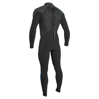 Мъжки неопренов костюм O'NEILL Epic 5/4 Back Zip Full, BLK/GRAPH/BALIBLU