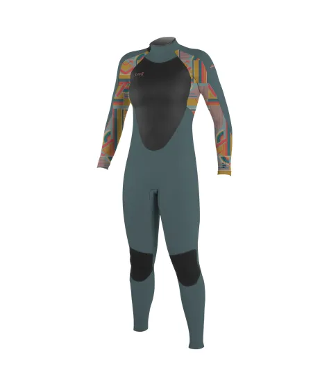 Дамски неопренов костюм O'NEILL Wms Epic 4/3 back Z, GEO/SHADE