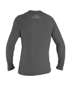 Мъжка слънцезащитна блуза O'NEILL Basic Skins L/S Sun Shirt, GRAPHITE