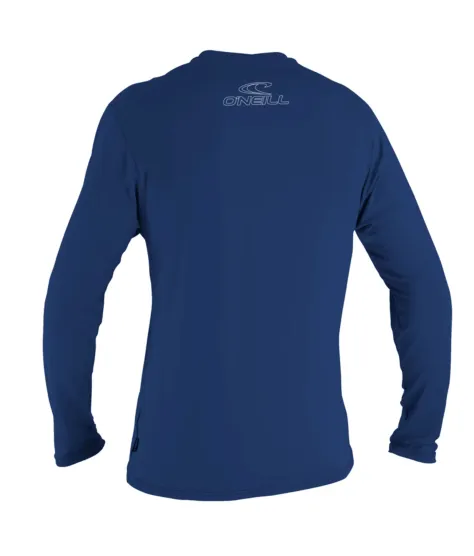Мъжка слънцезащитна блуза ONEILL Basic Skins L/S Sun Shirt, NAVY