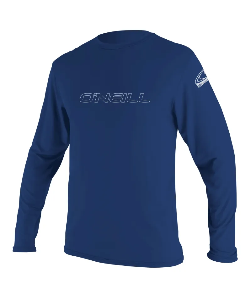 Мъжка слънцезащитна блуза ONEILL Basic Skins L/S Sun Shirt, NAVY