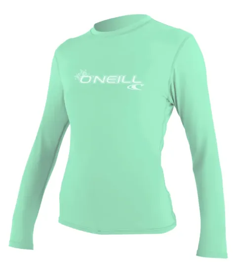 O'Neill Basic L/S Sun Lightaqua | Дамска блуза с UV защит…