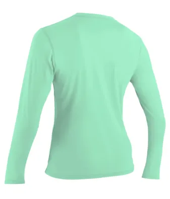 O'Neill Basic L/S Sun Lightaqua | Дамска блуза с UV защита