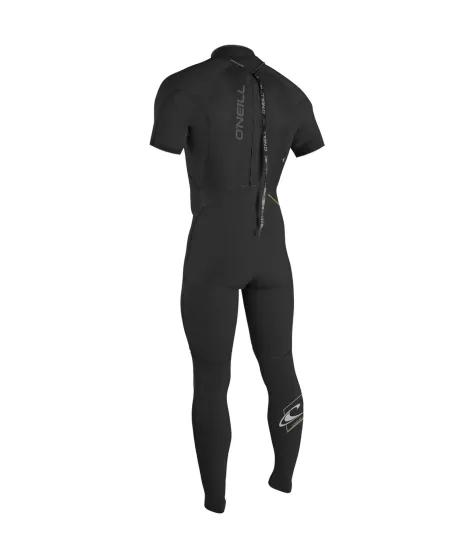 Мъжки неопренов костюм O'NEILL Epic 3/2 Back Zip S/S Full, BLACK