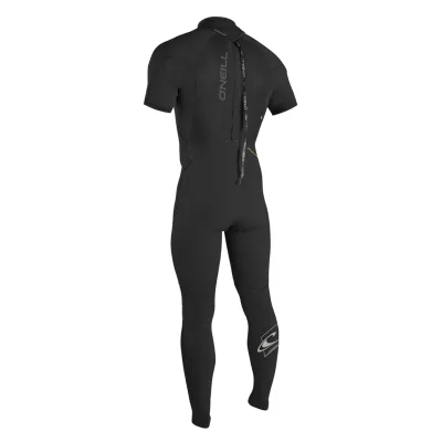 Мъжки неопренов костюм O'NEILL Epic 3/2 Back Zip S/S Full, BLACK