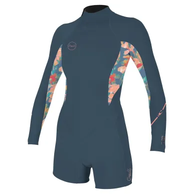 Дамски неопренов костюм ONEILL Wms Bahia 2/1 Back Zip L/S Spring, COPENBLUE