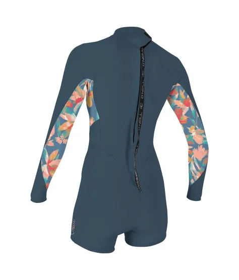Дамски неопренов костюм ONEILL Wms Bahia 2/1 Back Zip L/S Spring, COPENBLUE