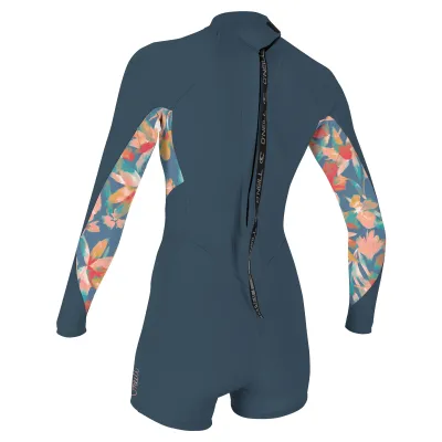 Дамски неопренов костюм ONEILL Wms Bahia 2/1 Back Zip L/S Spring, COPENBLUE