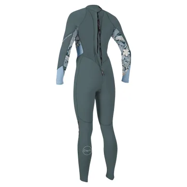 O'Neill Wms Bahia 3/2 Back Zip Full - Дамски неопрен за стил и комфорт