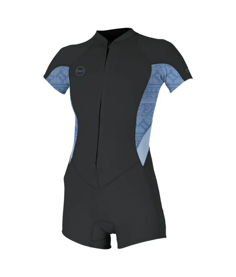 Дамски неопренов костюм с къс ръкав ONEILL Wms Bahia 2/1 Front Zip S/S Spring