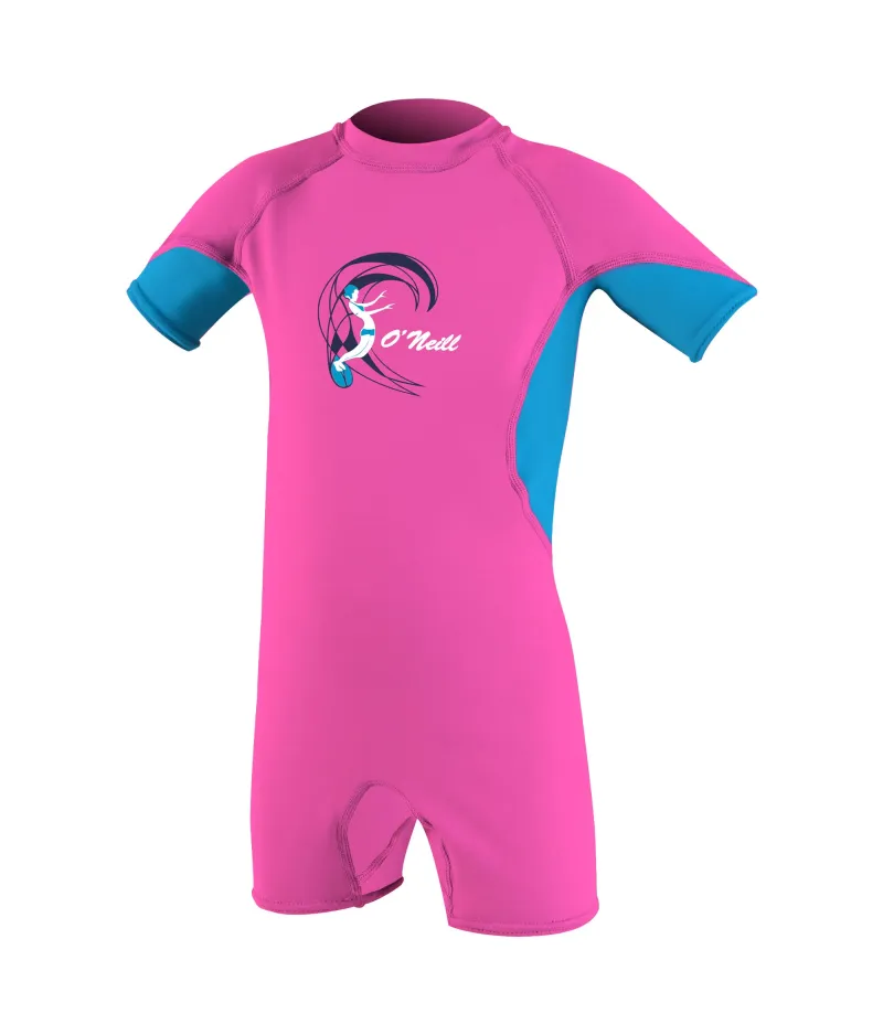 Детска слънцезащитна блуза за момиче O'NEILL Toddler O'Zone UV Spring - Girls, berry/sky/white