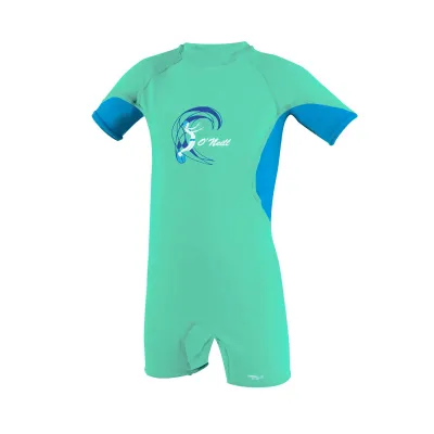Детска слънцезащитна блуза за момиче O'NEILL Toddler O'Zone UV Spring - Girls, LIGHTAQUA/SKY/WHITE