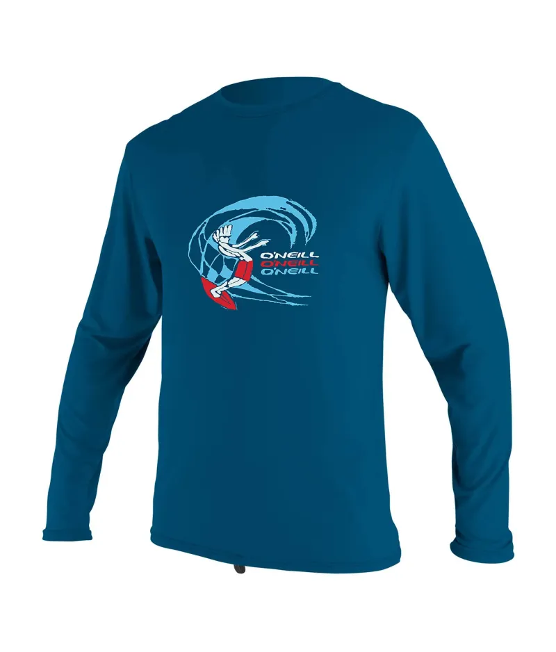 Детска блуза с дълъг ръкав с UV защита O'NEILL Tiddler O'zone L/S, ULTRABLUE