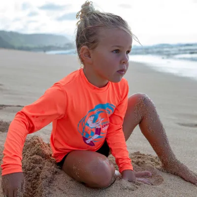 Детска блуза с дълъг ръкав с UV защита O'NEILL Tiddler O'zone L/S, navy