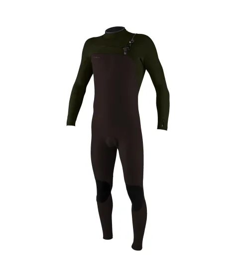 O'Neill Hyperfreak 4/3+ Chest Zip Full, Arabica / Ranger – Men's Wetsuit