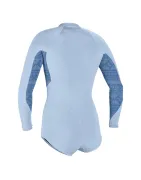 Дамски неопренов костюм с дълъг ръкав O'NEILL Wms Bahia 2/1 Front Zip L/S Short Spring, CHMBYBLU & SURFABSTRACT