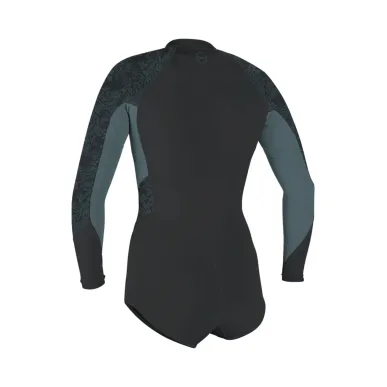 Дамски неопренов костюм с дълъг ръкав O'NEILL Wms Bahia 2/1 Front Zip L/S Short SHADEDISLANDSKY