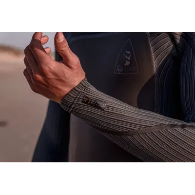 Мъжки неопренов костюм O'NEILL Mutant Legend 5/4 Chest Zip W/Hood Full, BLACK/TEMPEREDSTEEL