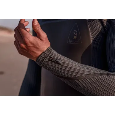 Мъжки неопренов костюм O'NEILL Mutant Legend 5/4 Chest Zip W/Hood Full, BLACK/TEMPEREDSTEEL