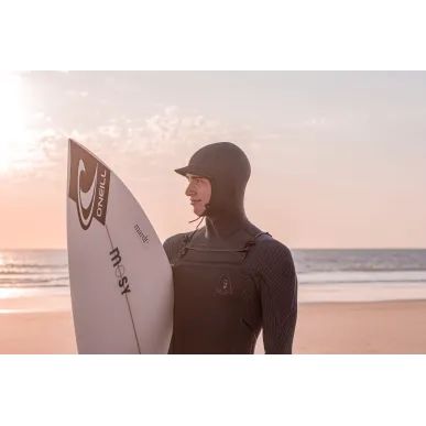 Мъжки неопренов костюм O'NEILL Mutant Legend 5/4 Chest Zip W/Hood Full, BLACK/TEMPEREDSTEEL