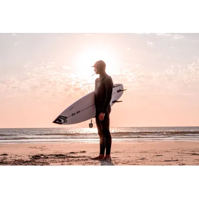 Мъжки неопренов костюм O'NEILL Mutant Legend 5/4 Chest Zip W/Hood Full, BLACK/TEMPEREDSTEEL