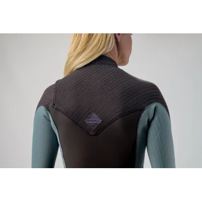 Неопренов костюм за жени O'NEILL Wms Hyperfreak 5/4 chest zip full, RAVEN/BRISTOL