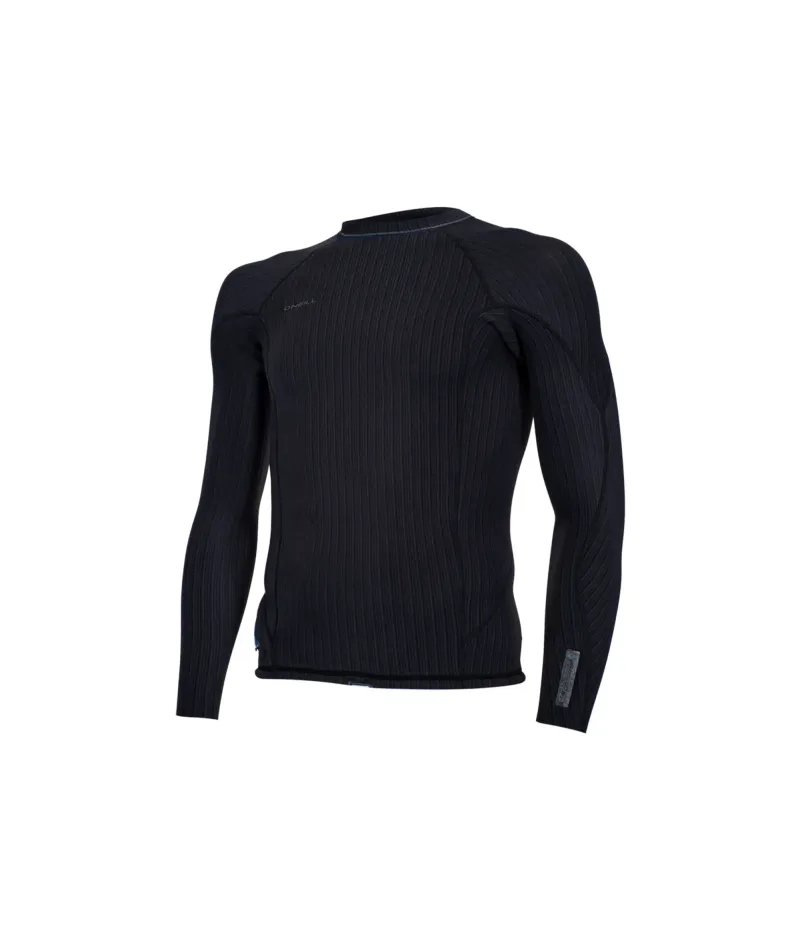Мъжка неопренова блуза O'NEILL Hyperfreak Comp-X 2mm L/S Top, BLACK