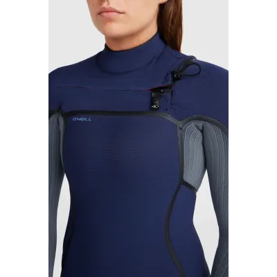 Дамски неопренов костюм O'NEILL Wms Hyperfreak Fire 3/2+ Chest Zip Full, NAVY